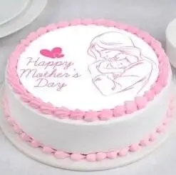 Mother's Day Bordered Photo Cake