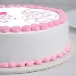 Alternative view of Mother's Day Bordered Photo Cake