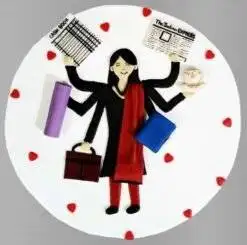Multi-Tasking Mom Cake