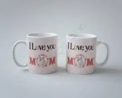 Alternative view of Personalised Love You Mom Mug