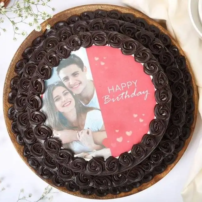 Photo Printed Tier Cake - Image 2