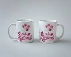 Alternative view of Printed Happy Birthday Coffee Mug