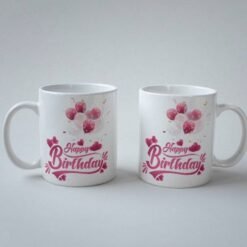 Printed Happy Birthday Coffee Mug
