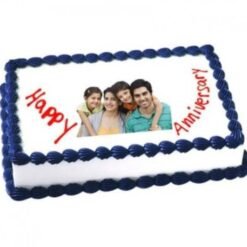 Rectangular Photocake for Anniversary