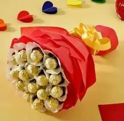 Alternative view of Red Ferrero Bouquet