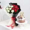 Romantic Bliss Bouquet Sweet Treats Combo