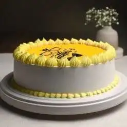 Round Tasty Fathers Day Photo Cake - Image 3