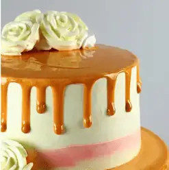 Alternative view of Creamy 2 Tier Butterscotch Cake