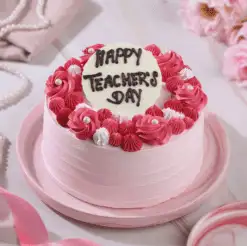Designer Butterscotch Teachers Day Cake