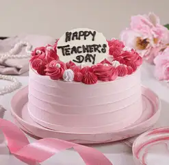 Alternative view of Designer Butterscotch Teachers Day Cake