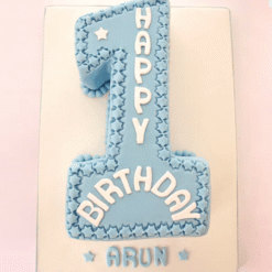 1 Number Shape Cake