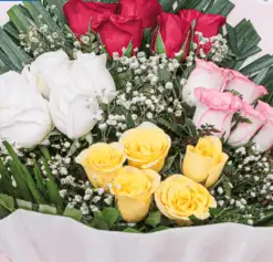 Alternative view of Karwa Chauth Fresh Roses Bouquet