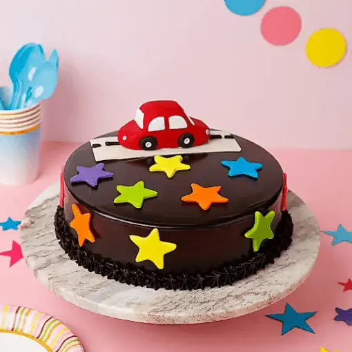 Kids Car Design Cake
