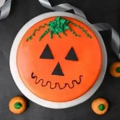 Scrumptious Jack O Lantern Cake - Image 2
