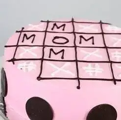 Alternative view of Tic Tac Toe Designer Cake