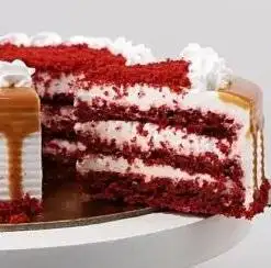Alternative view of Velvety Caramel Cake