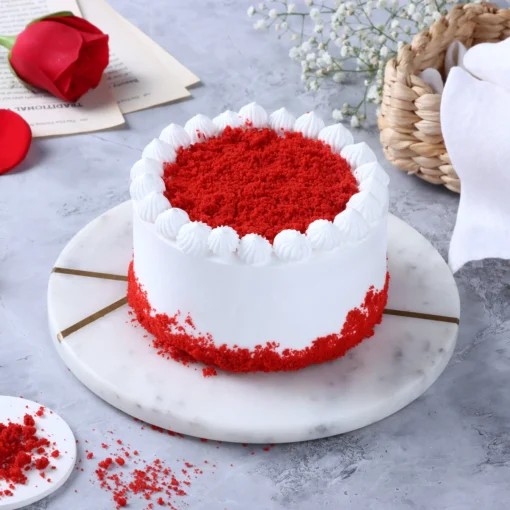 Velvety Crimson Bento Cake scaled 1