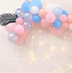 Alternative view of Balloon Decoration with Star Led light