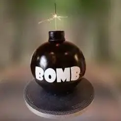 Bomb Pinata Cake