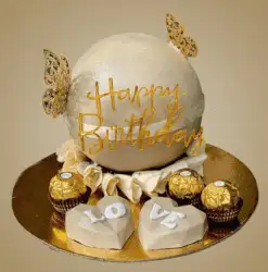 1 Kg Butterfly Pinata Cake