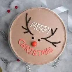 Alternative view of Christmas Creamy Chocolate Cake