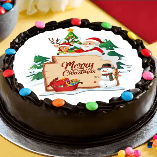 Christmas Poster Cake - Image 2
