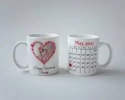 Alternative view of Customized Anniversary Mug