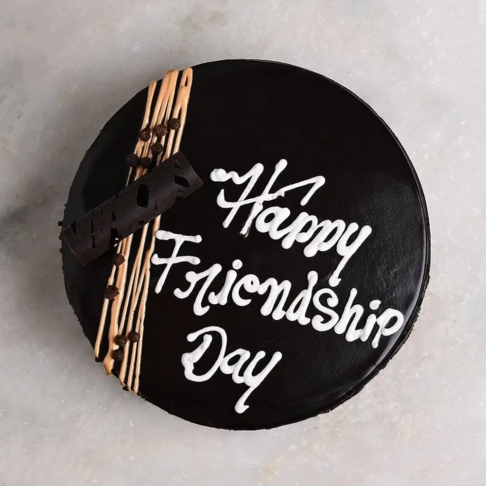 Friendship Day Chocolate Cake - Image 3