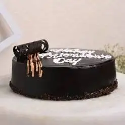 Alternative view of Friendship Day Chocolate Cake