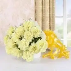 Yellow Carnations Bunch