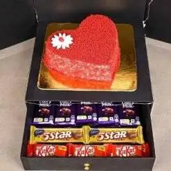 Red Velvet Cake In Surprise Box - Image 4