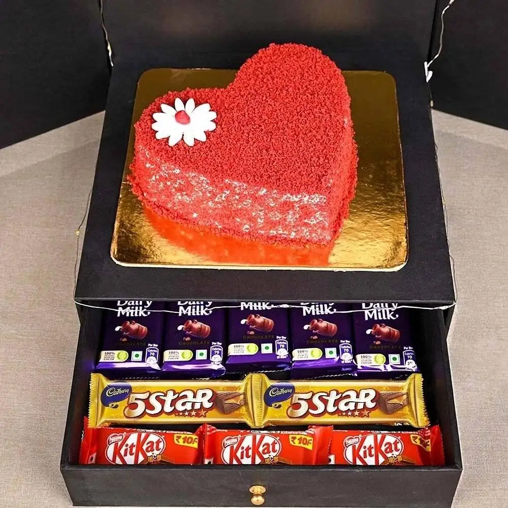 Red Velvet Cake In Surprise Box - Image 4