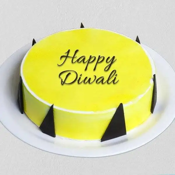Mango Diwali Cake