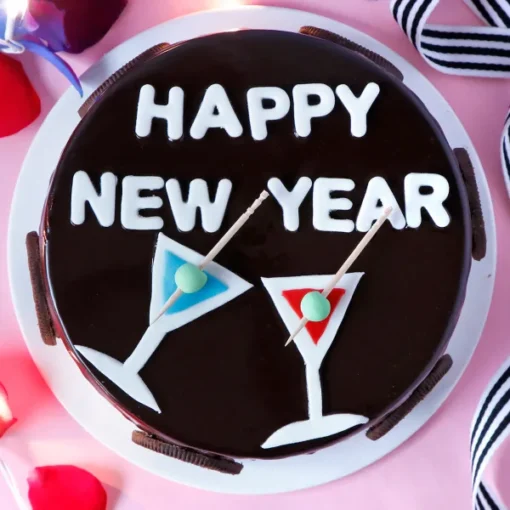 p happy new year oreo cake half kg 123532 1