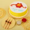 p set of 3 rakhi with pineapple cake 185519 m