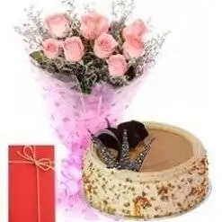 Scoth and pink hamper