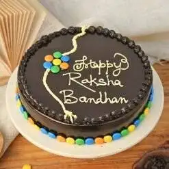 Delicious Raksha Bandhan Cake with Free Rakhi