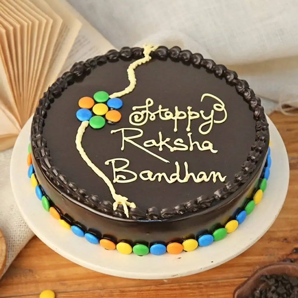Delicious Raksha Bandhan Cake with Free Rakhi