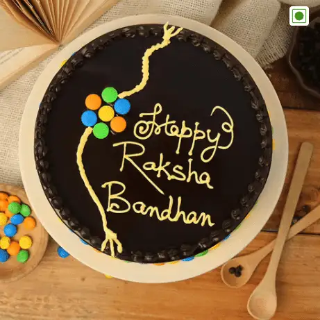 Delicious Raksha Bandhan Cake with Free Rakhi - Image 2