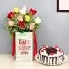 rosy cake indulgence combo 9956750co A