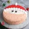 santa cream cake with christmas greeting card tham1079flav AA 1