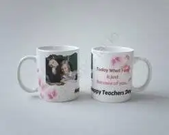 Alternative view of Today ! I Am Just Because of you Mug