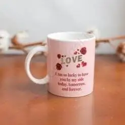 Love Designer Quote Mug