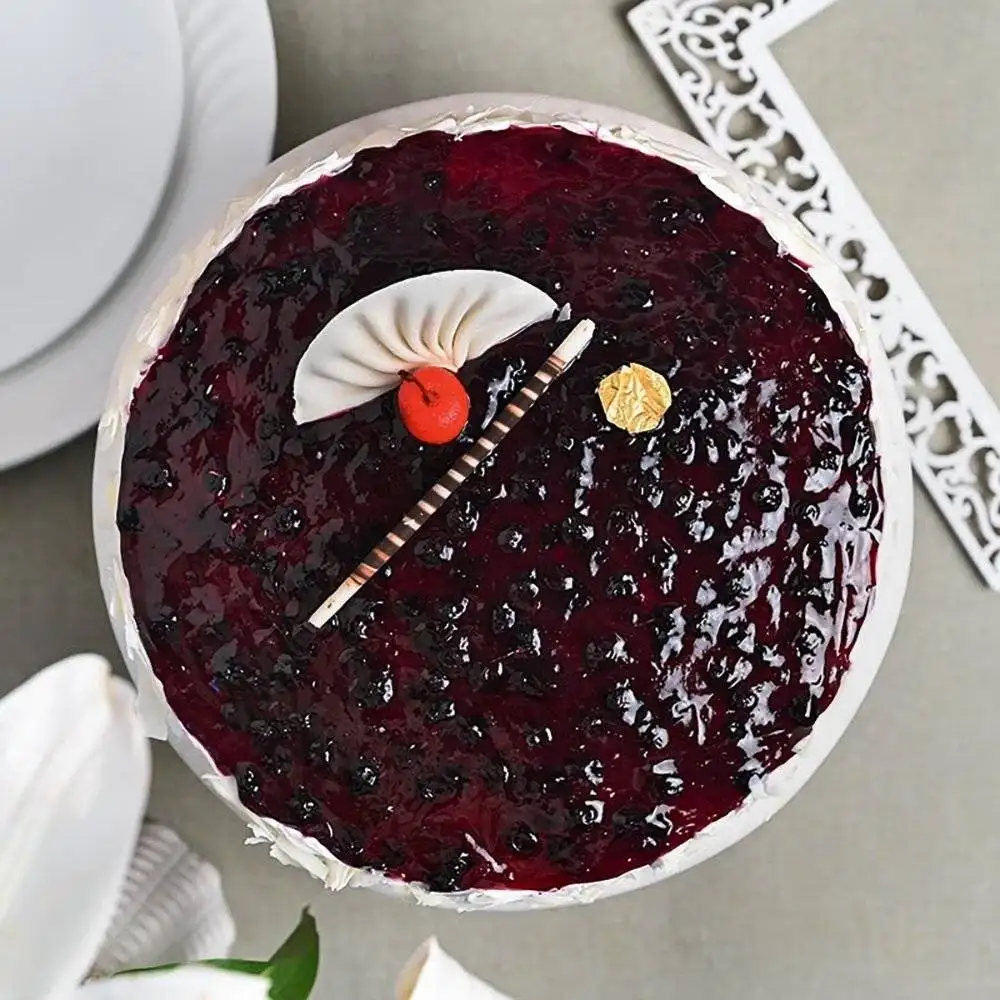 Fruity Blueberry Chocolate Cake - Image 2