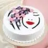 sq pineapple womens day cake cake1766pine A 0