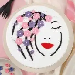 Womens Day Decorate Cake - Image 2