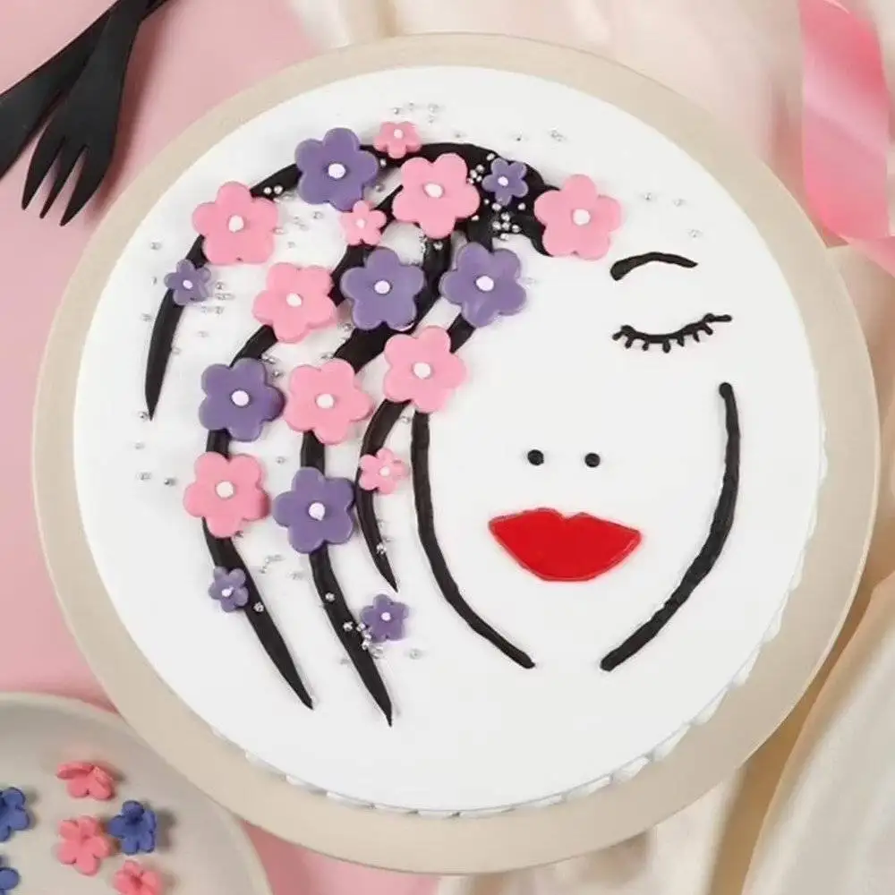 Womens Day Decorate Cake - Image 2