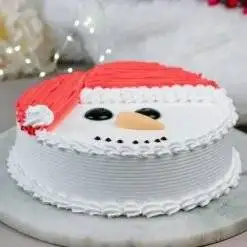 Alternative view of Snowman Vanilla Cake