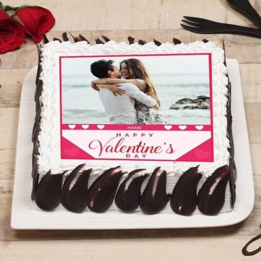 sq valentines day photo cake phot1131flav A 0