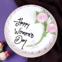 Alternative view of Delicious Womens Day Strawberry Cake